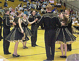 Teen Dancers in a Square Formation